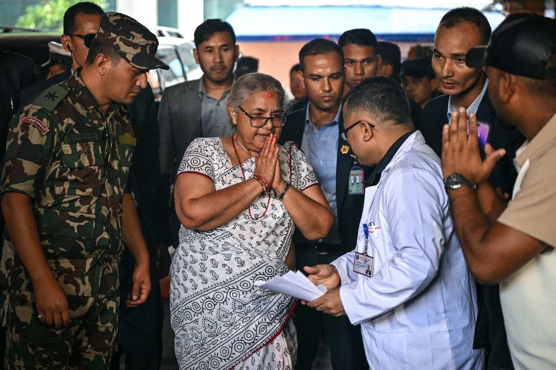 Manifestations et forces de sécurité à Katmandou