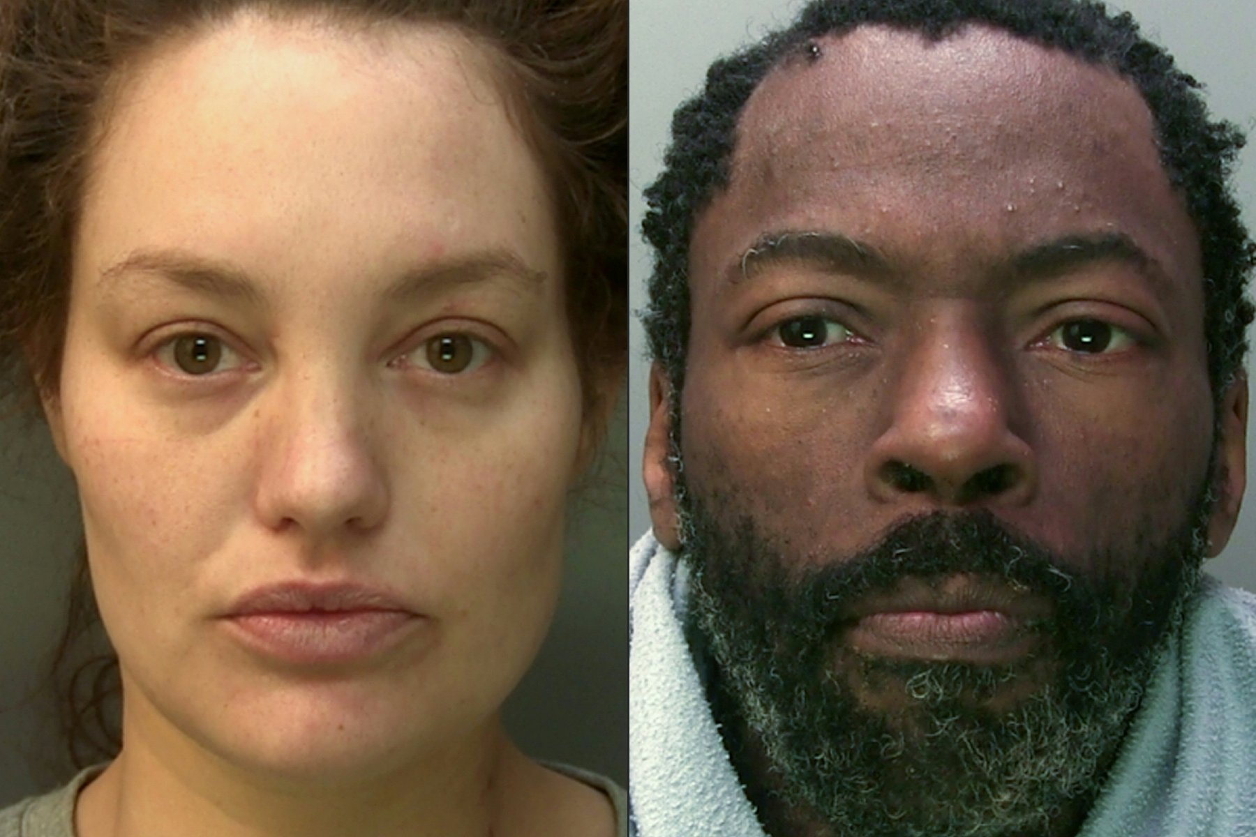 Constance Marten et Mark Gordon lors d'une audience