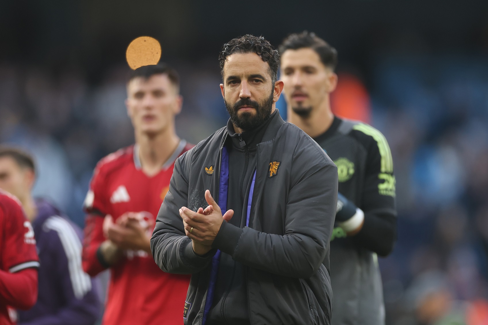 Amorim lors de Manchester City vs Man United