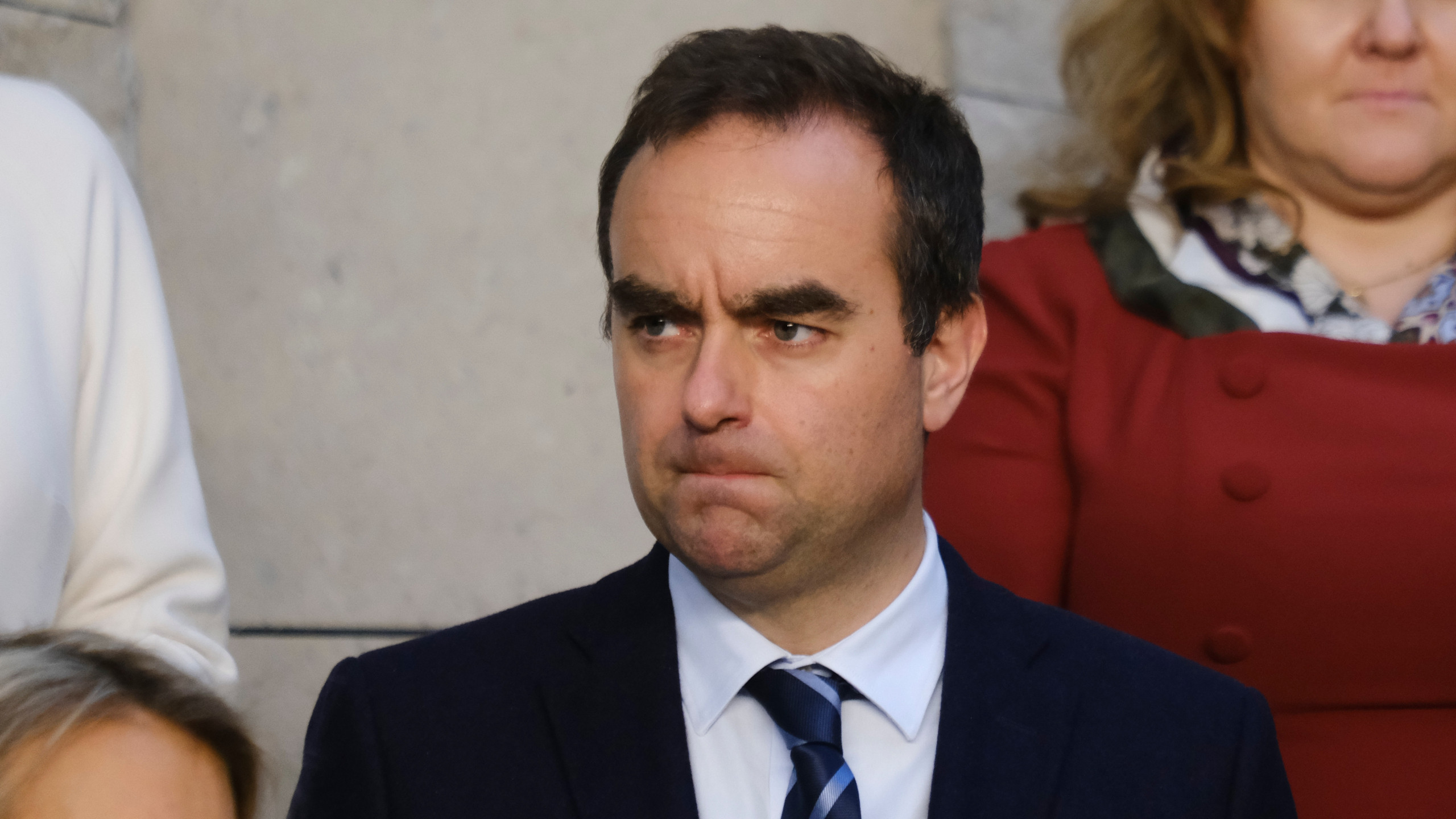 Sébastien Lecornu lors d'une interview sur la réforme