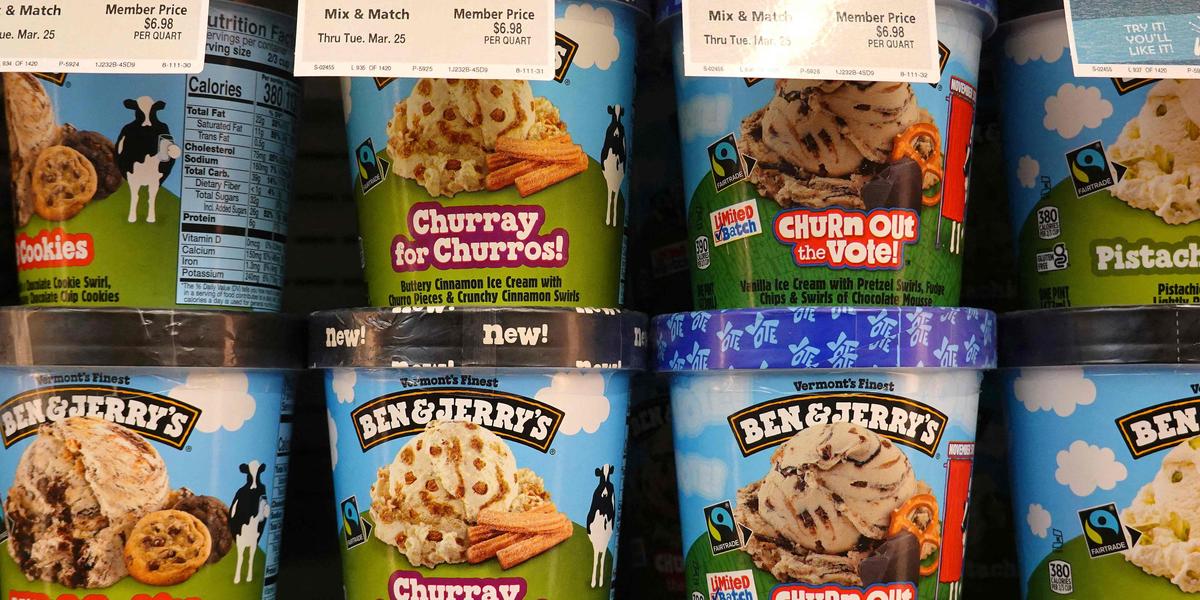Photo d'un pot Ben & Jerry's