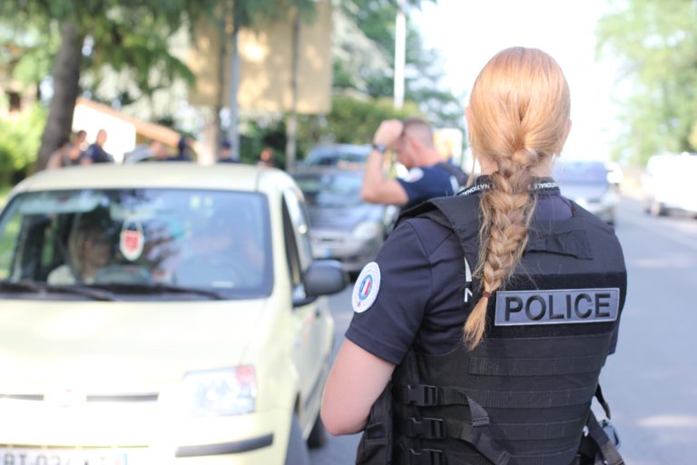 Contrôle routier près d'Agen le 18 septembre 2025