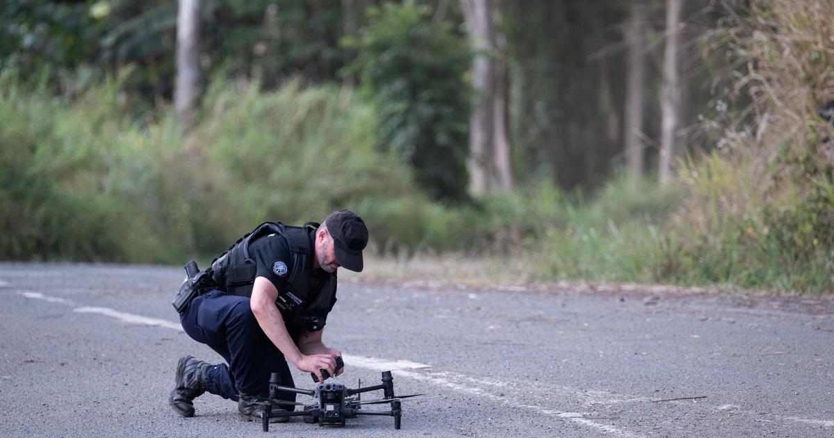 Drone de surveillance lors d'une mobilisation
