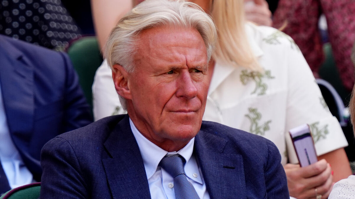Björn Borg lors d'une interview révélant son addiction