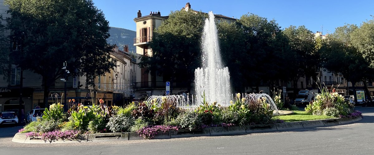 Millau paysage urbain et espaces verts