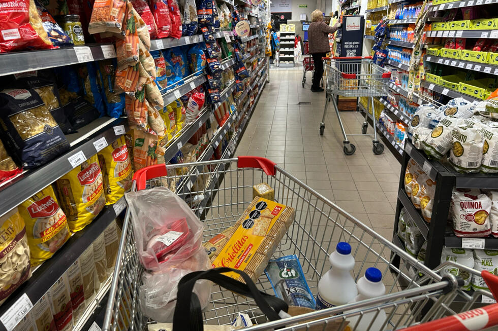 Rayon de supermarché à Buenos Aires
