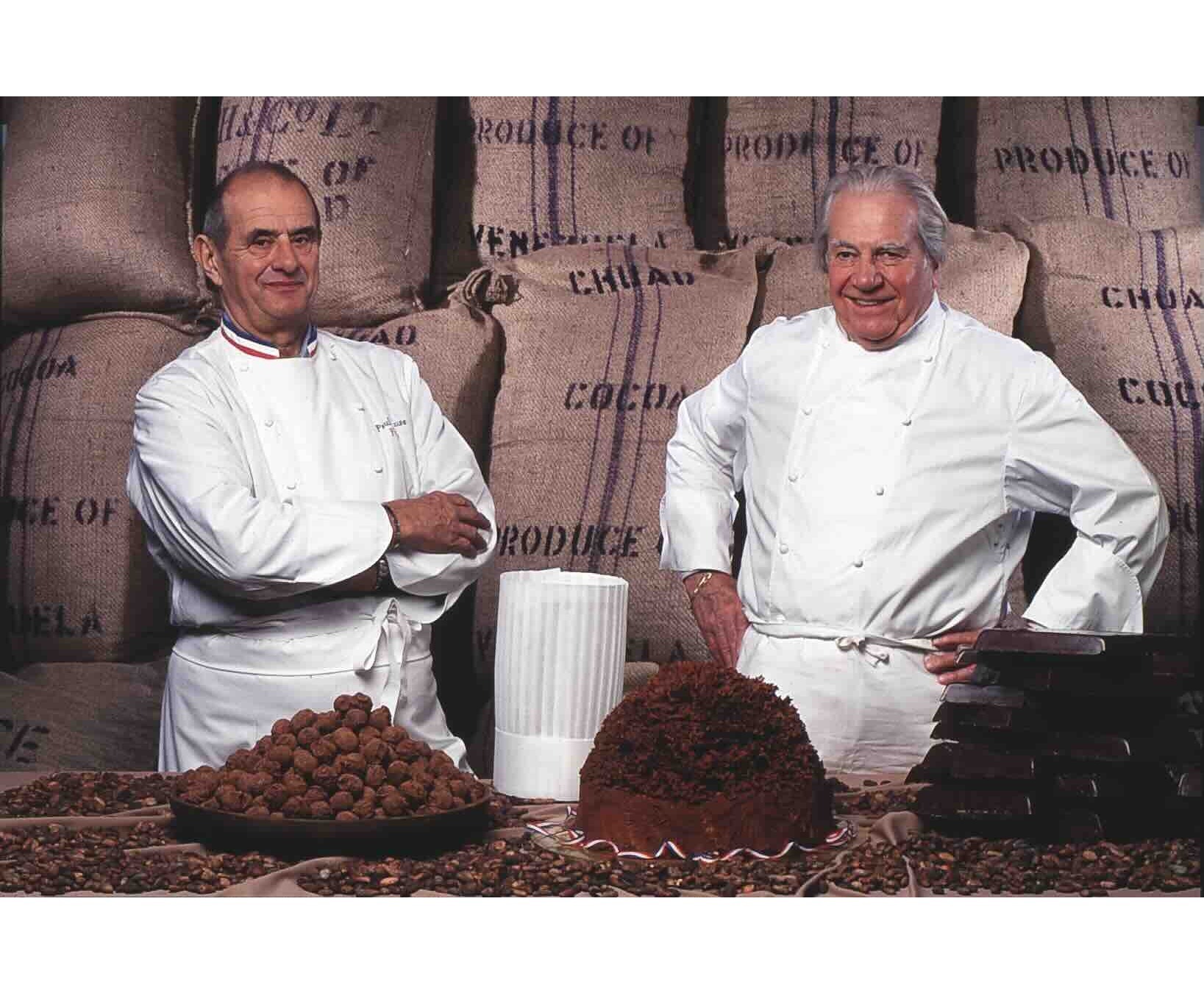 Gâteau Président symbolisant l'amitié Bocuse-Bernachon