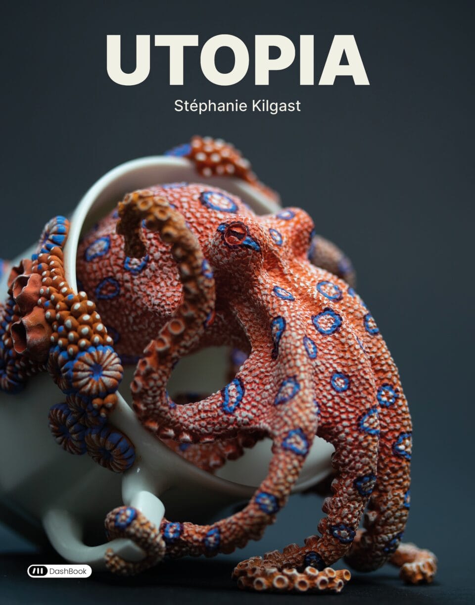couverture du livre Utopia avec sculpture pieuvre