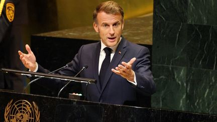 Emmanuel Macron à l'Assemblée générale de l'ONU