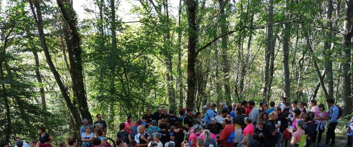Marche solidaire à Pouzac en direction du Camp de César