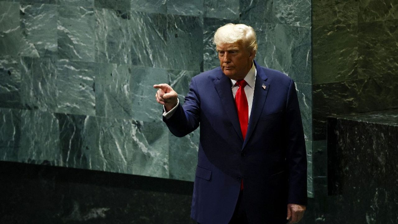 Donald Trump lors de son allocution à l’ONU