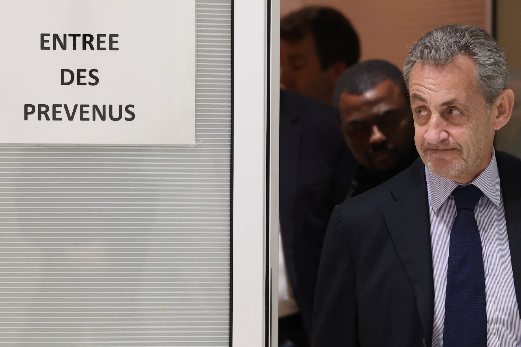 Photo darchives du procès Sarkozy-Libye en France