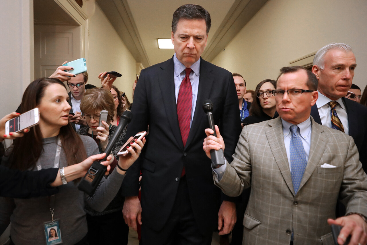 James Comey, ancien directeur du FBI lors d'une allocution