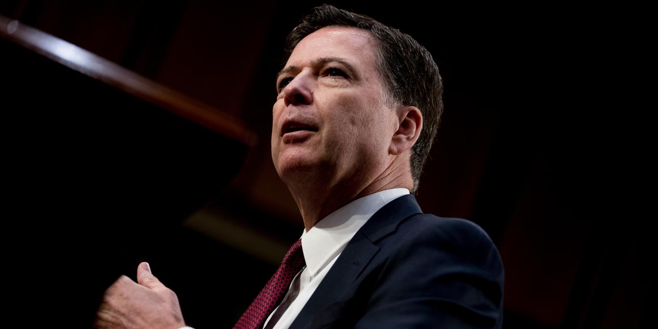 Couverture médiatique de l’affaire Comey et Trump