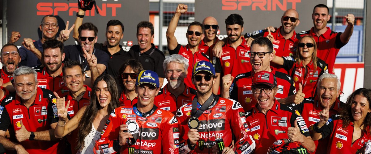 Marc Marquez et Francesco Bagnaia sur le circuit de Motegi