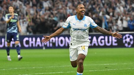 Igor Paixao célèbre son but avec l'OM