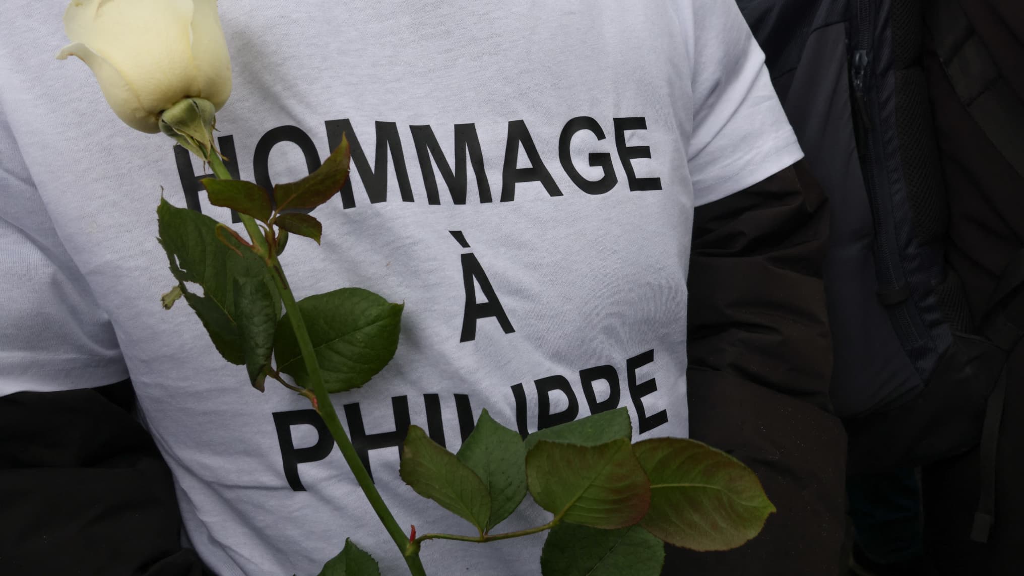 Hommage à Philippe Coopman sur le parking de Grande-Synthe
