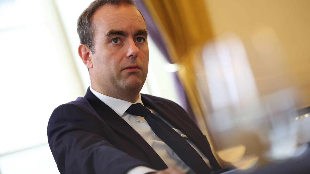 Sébastien Lecornu lors d'une allocution