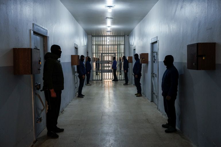 Couloir de la prison de Gweiran, Hassaké