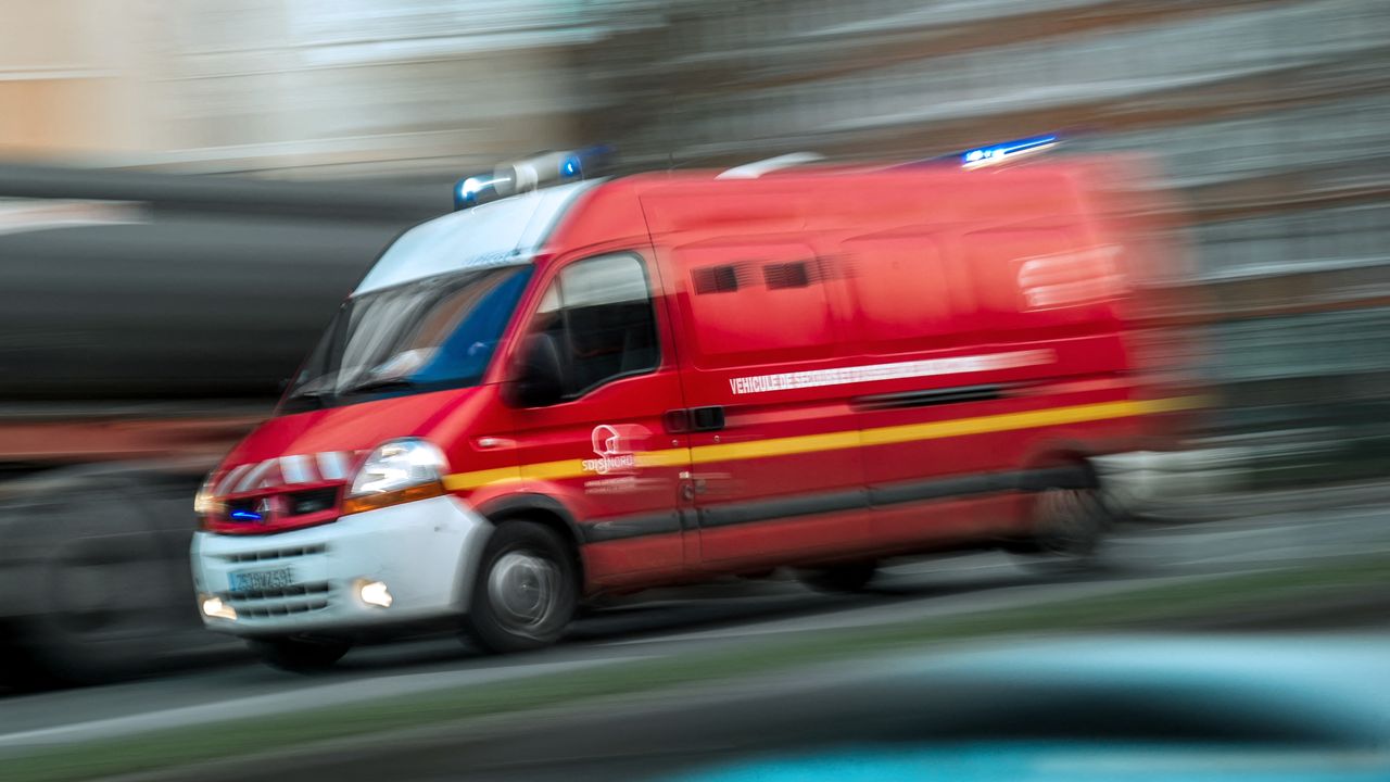 Secours pompiers en intervention lors d'Amy