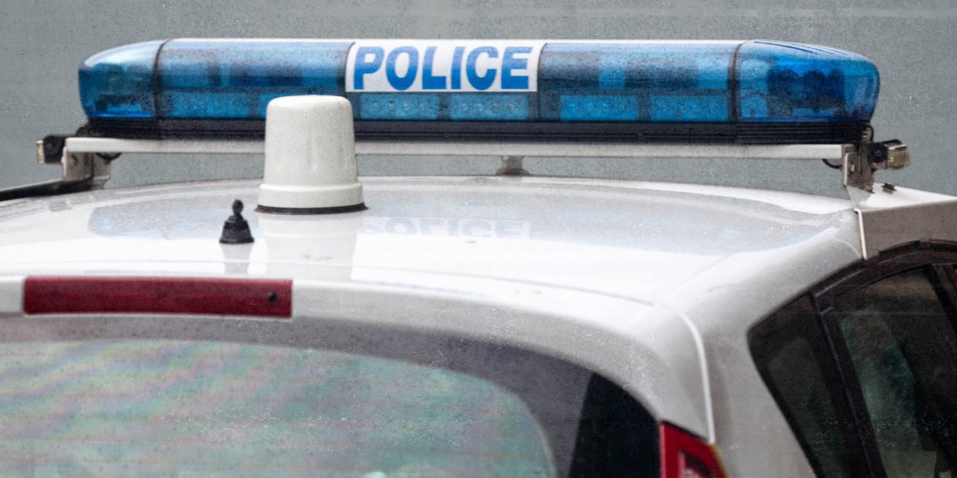 Vue générale d'une intervention policière à Nice