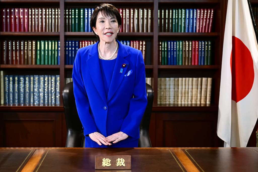Sanae Takaichi lors d'un événement politique