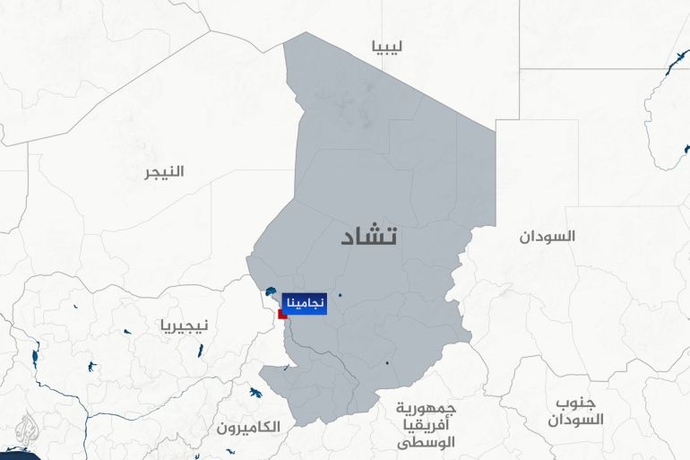 Carte du Tchad