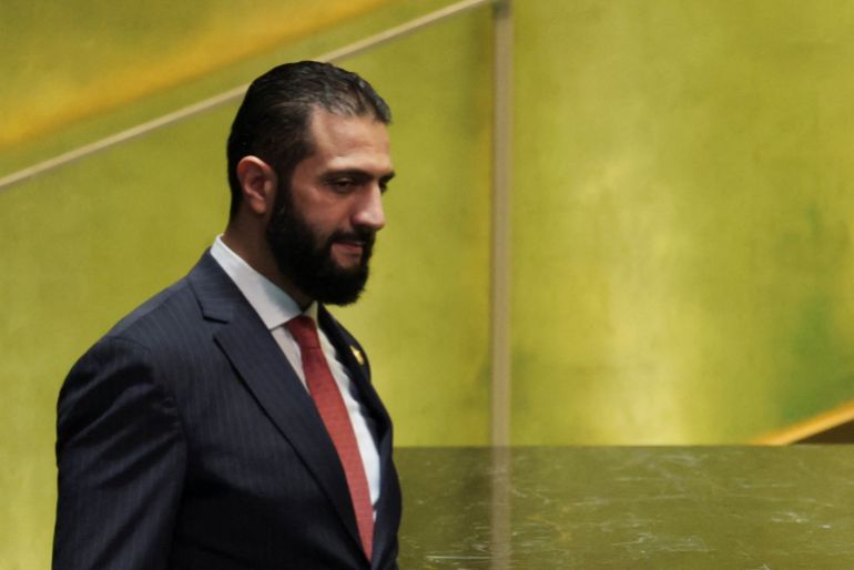 Ahmad al-Sharaa à l'Assemblée générale de l'ONU