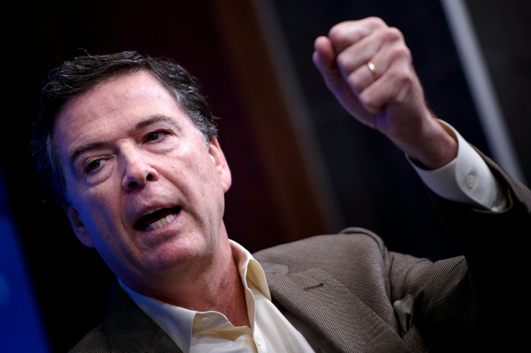 Photo de James Comey lors d'une audience