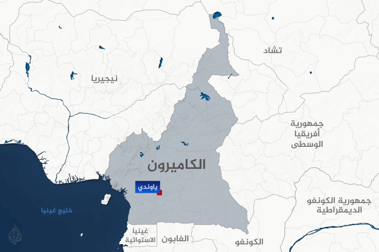 Carte du Cameroun.