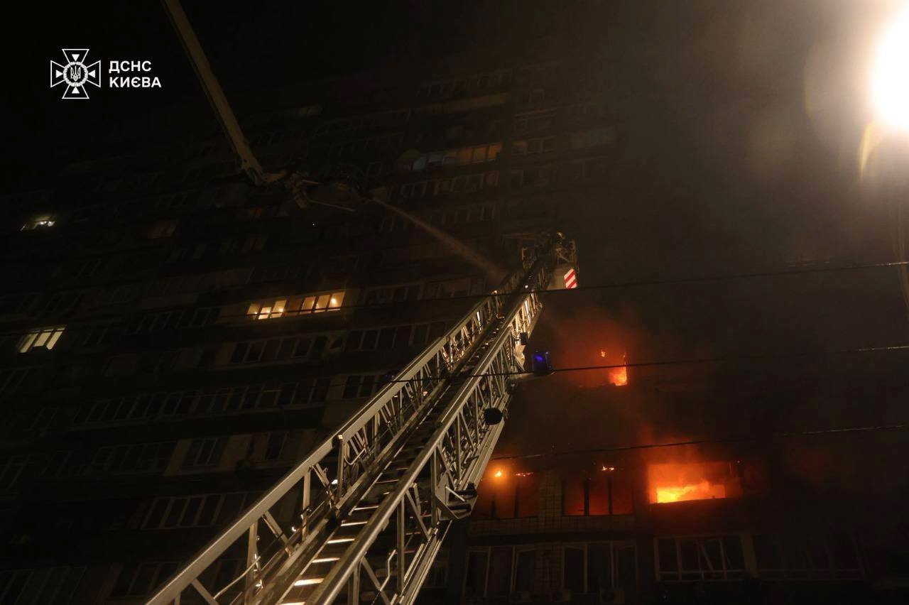 Vue générale de Kiev après l