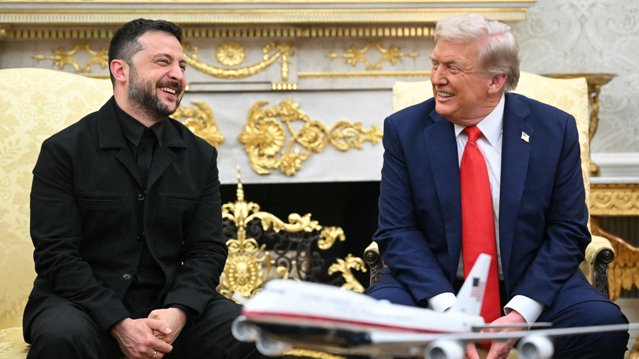 Zelensky et Trump lors d'un appel sur l'Ukraine et Gaza