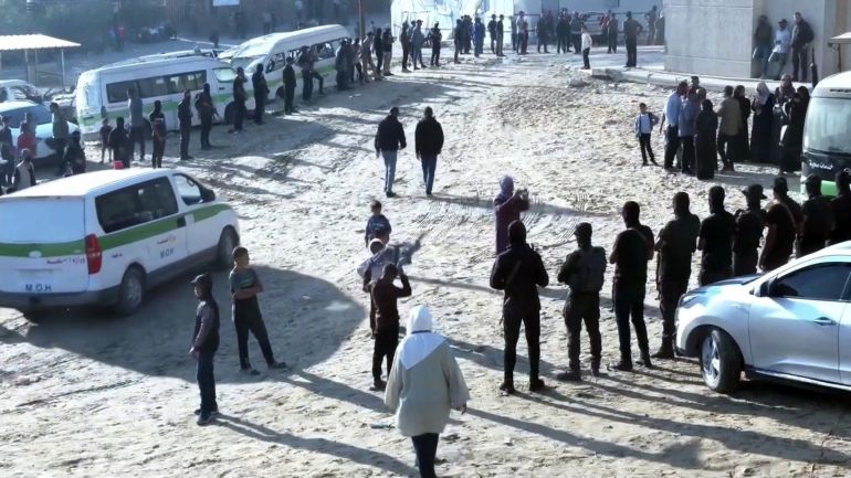Préparatifs à Gaza pour la libération de prisonniers israéliens