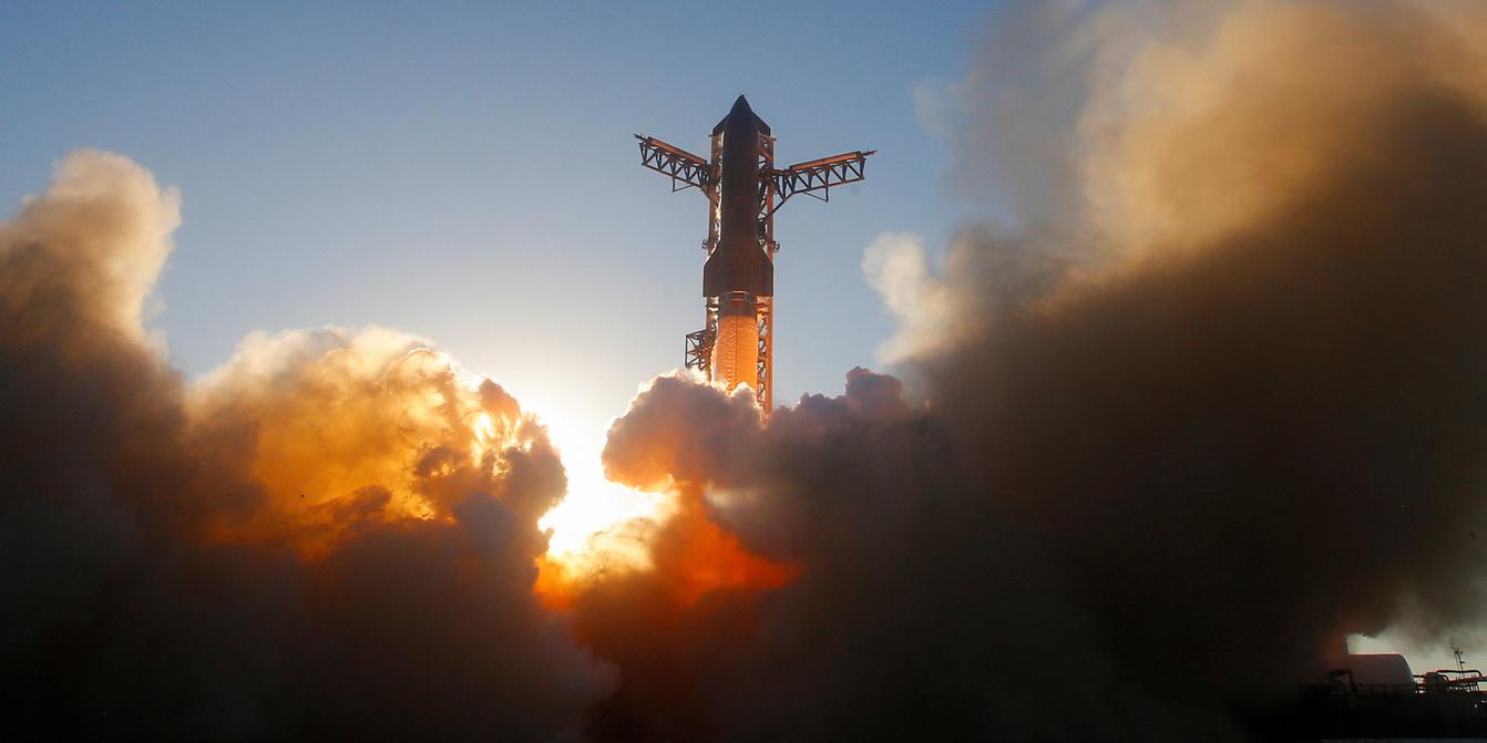 Starship SpaceX lors d'un vol test