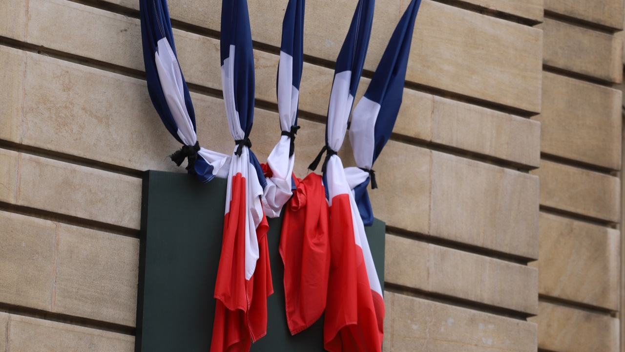 Hommage à Samuel Paty au lycée Parc Chabrières à Oullins