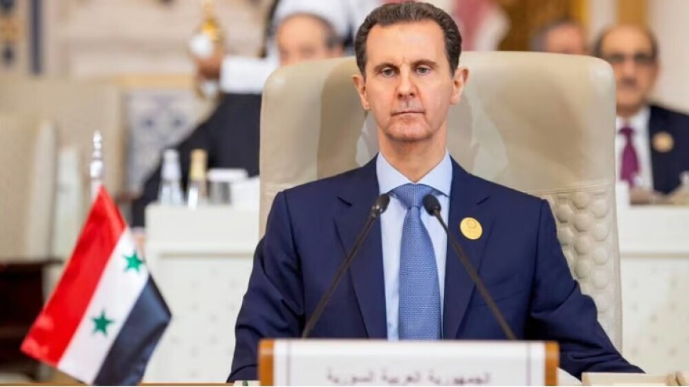 Bachar al-Assad lors d'une réunion internationale à Ryad