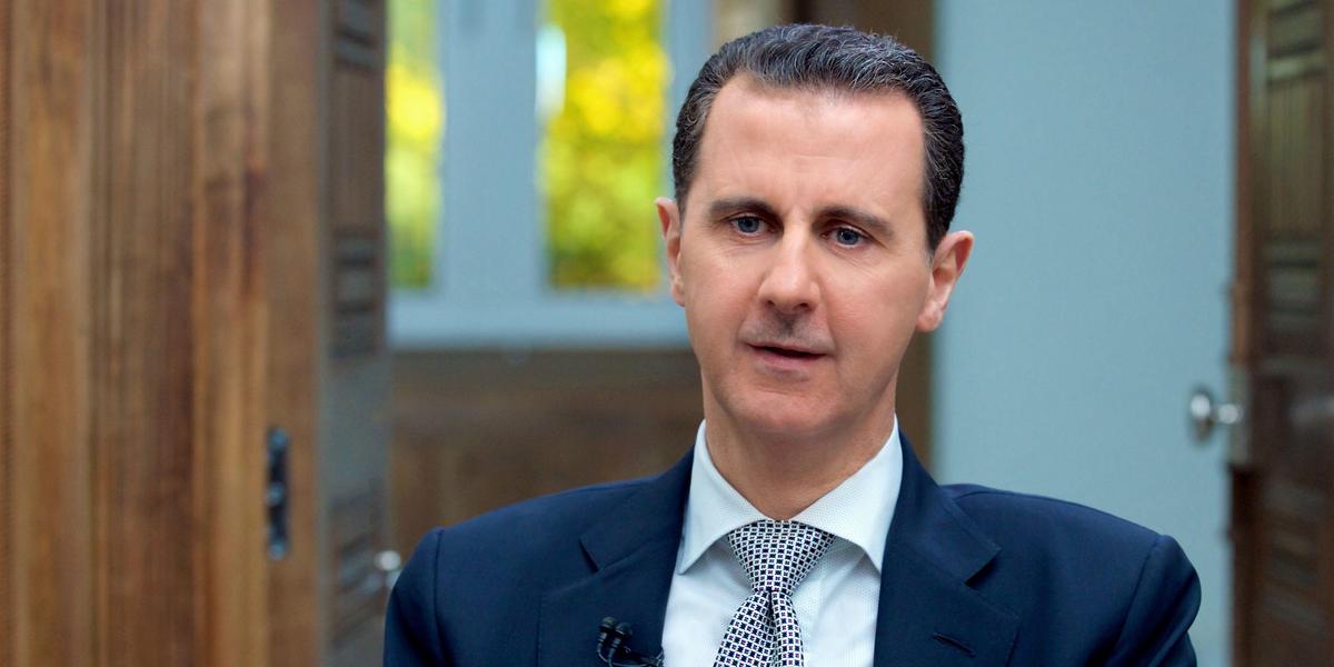 Portrait de Bachar al-Assad