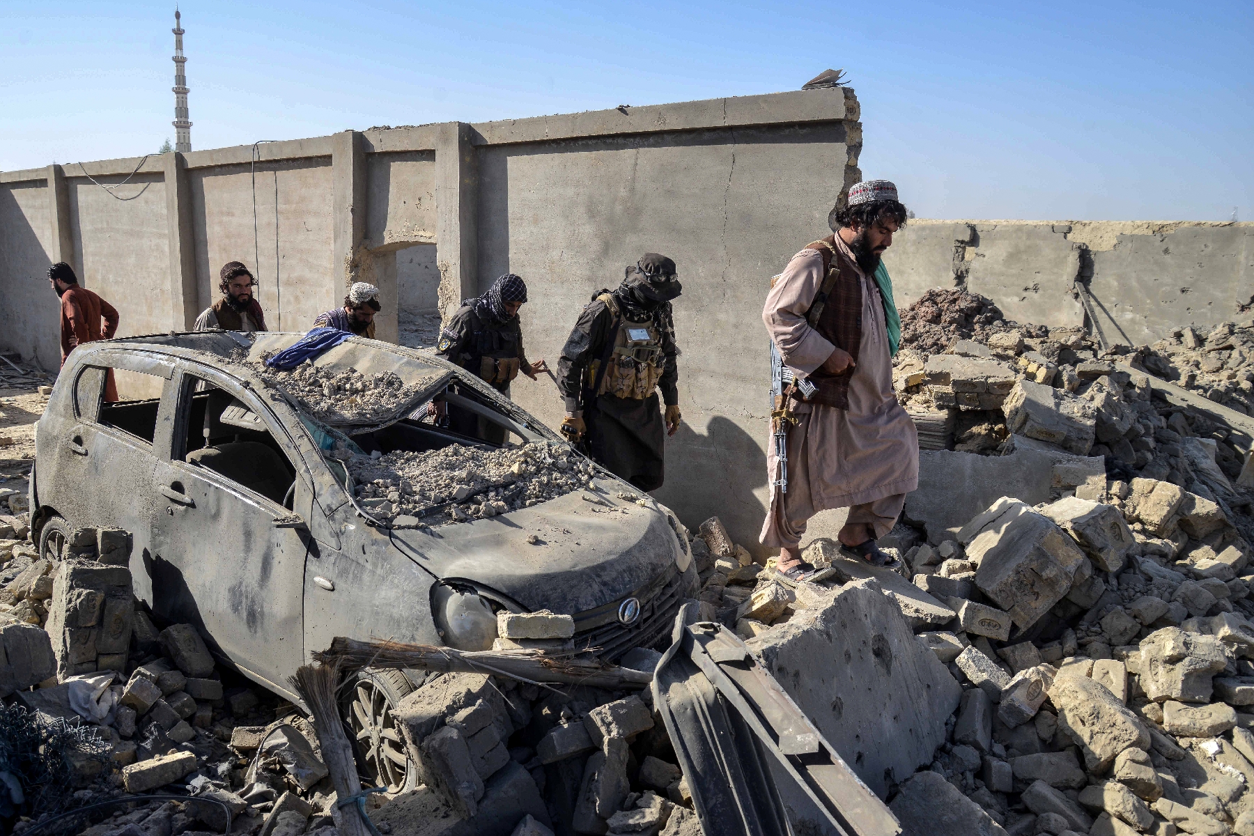 Frontière Afghanistan-Pakistan près de Spin Boldak, image AFP