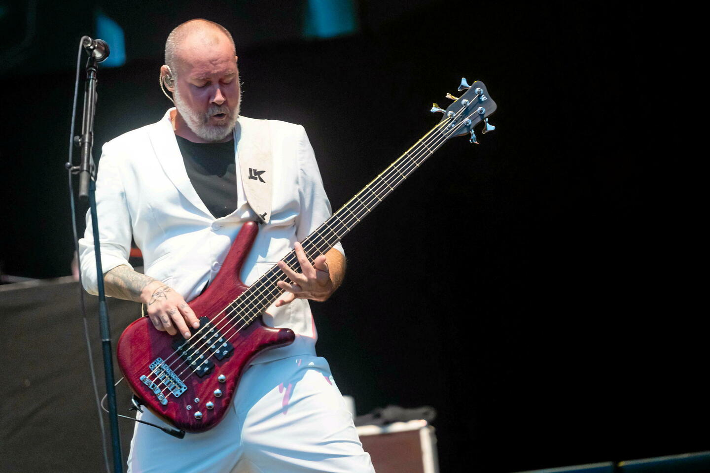Sam Rivers sur scène avec Limp Bizkit