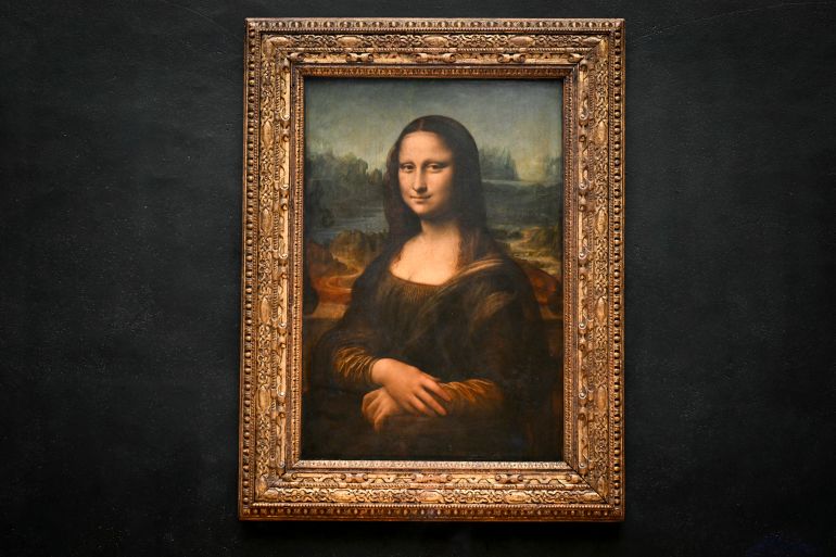 La Joconde exposée au Louvre