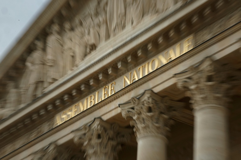 Salle de l’Assemblée nationale pendant les débats