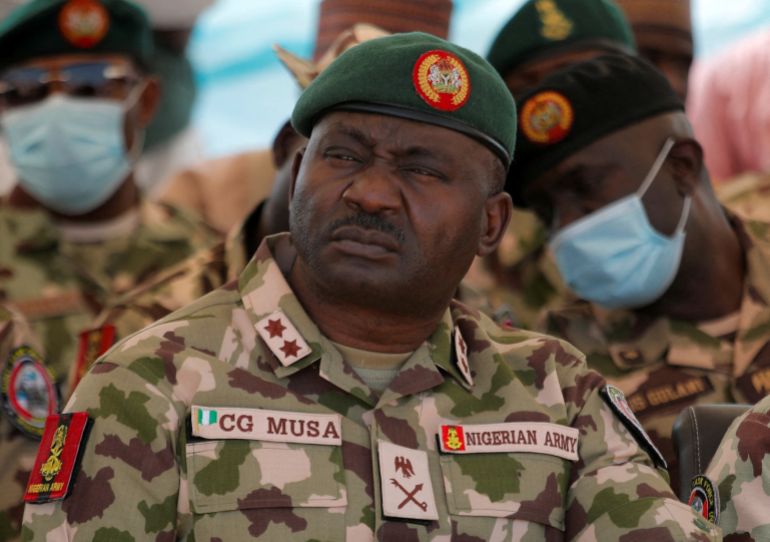 Le général Christopher Musa lors d'un événement de l'armée