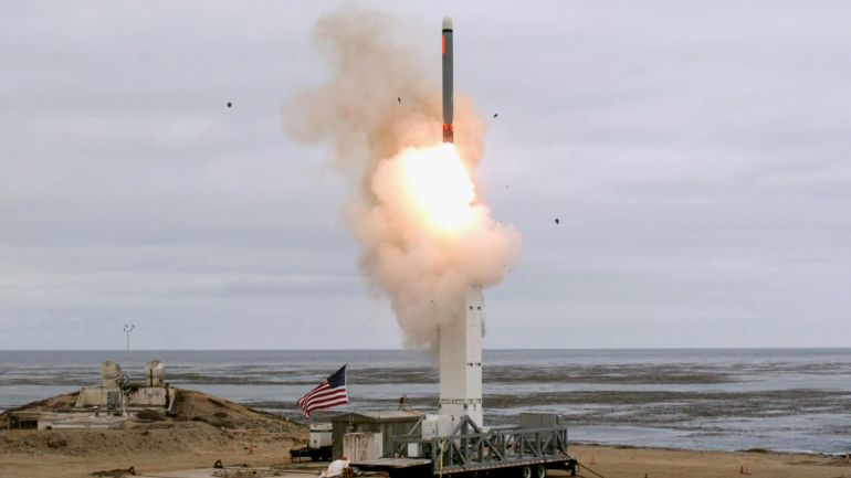 Version du missile Tomahawk capable de porter des ogives nucléaires (Getty)