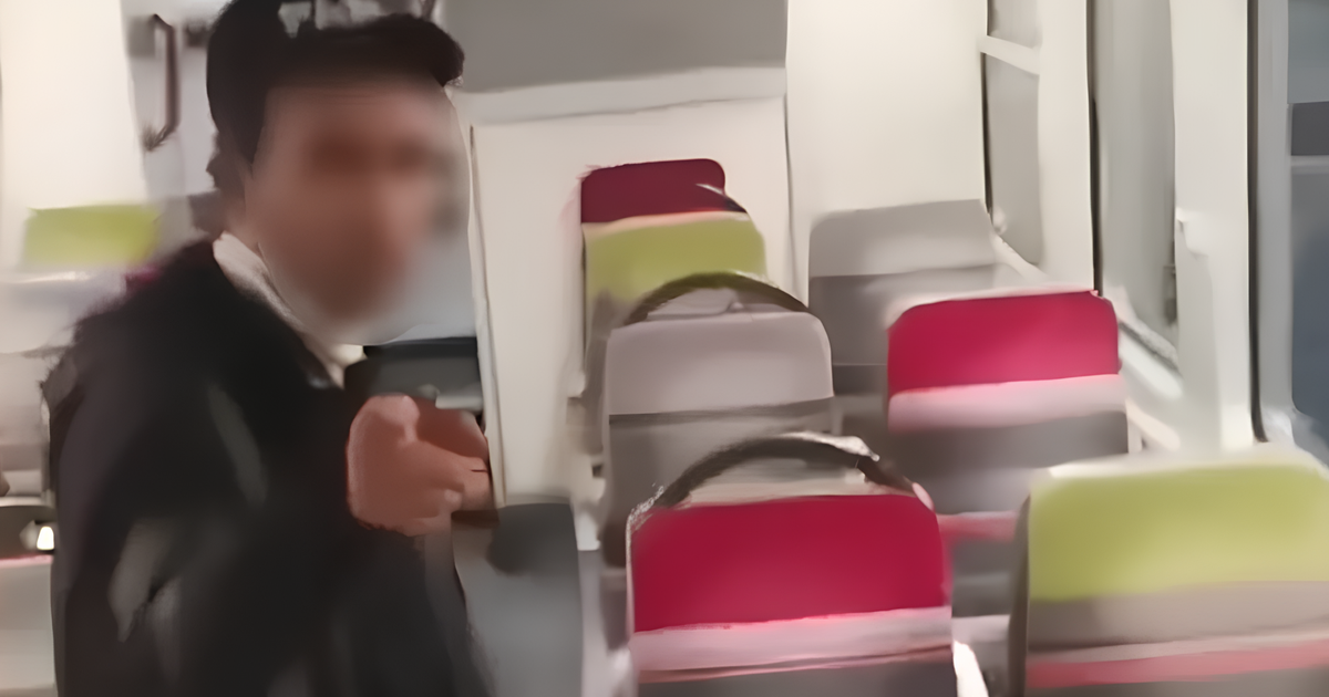 Capture d'écran montrant l'intervention dans le RER C
