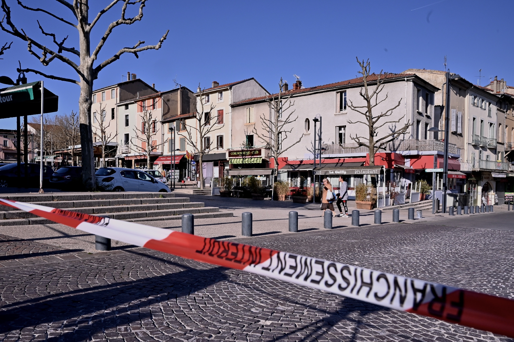 Salle d'audience lors du procès en France
