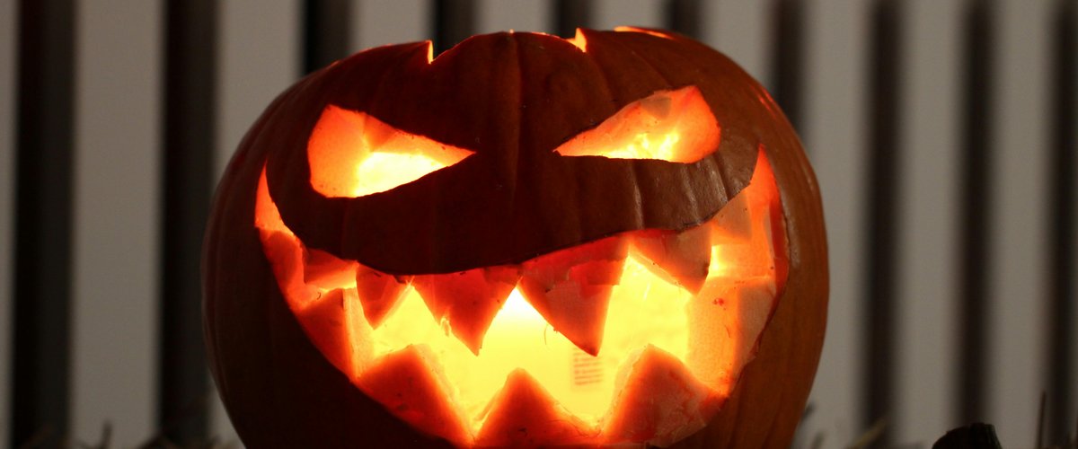 Maison décorée pour Halloween à Courcelles-lès-Lens