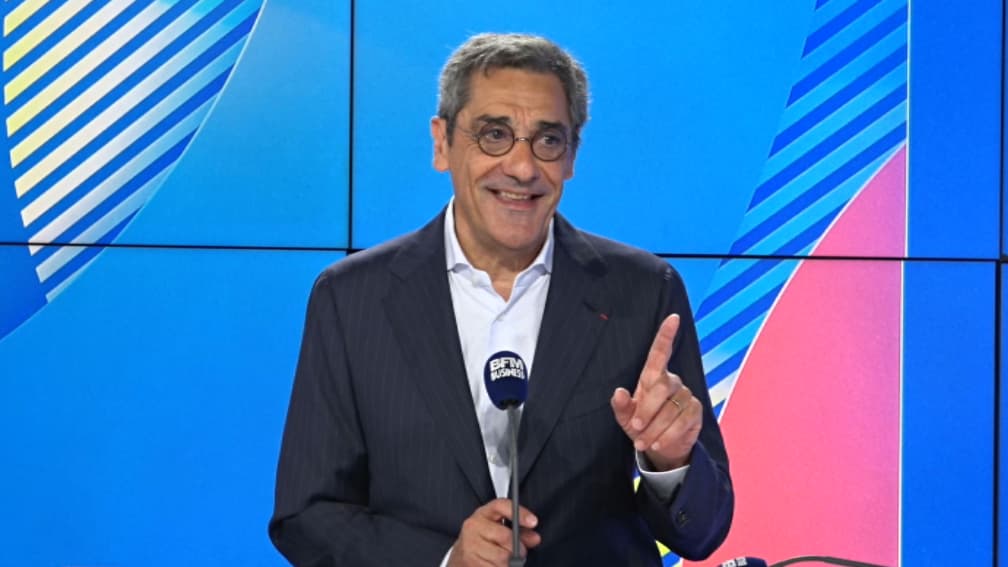 Serge Papin lors d'une interview sur BFMTV