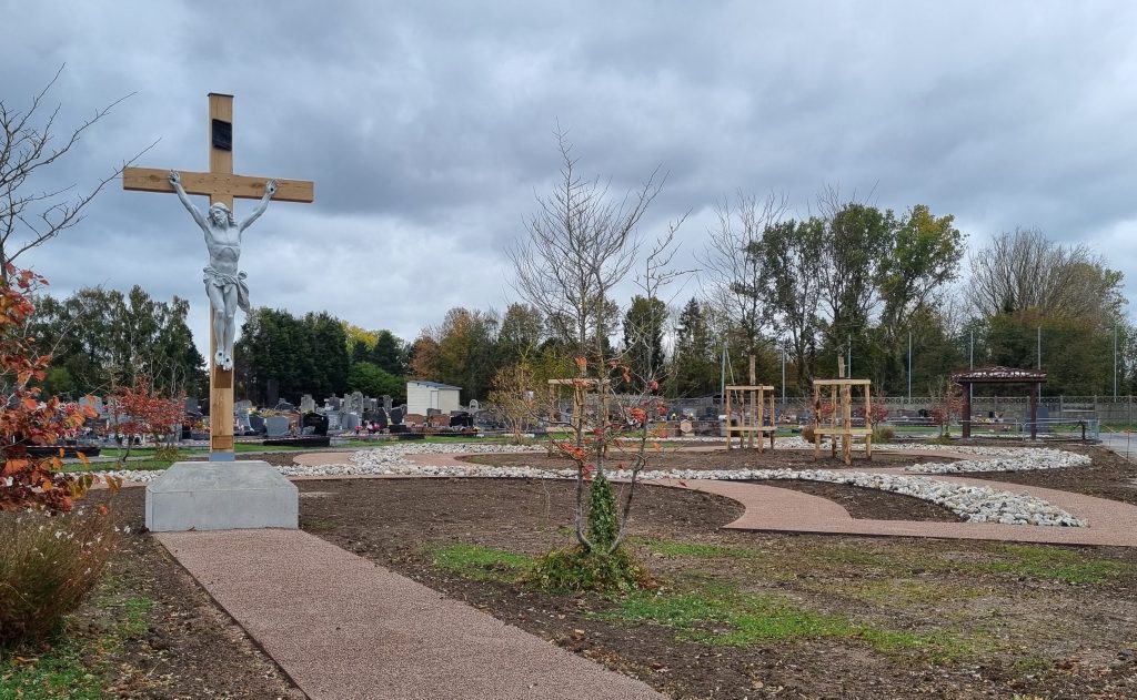 Inauguration du jardin du souvenir à Marly