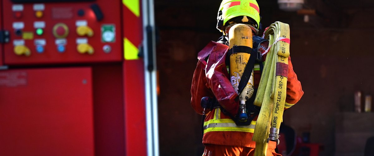 Bonifacio en Corse, résidence incendiée
