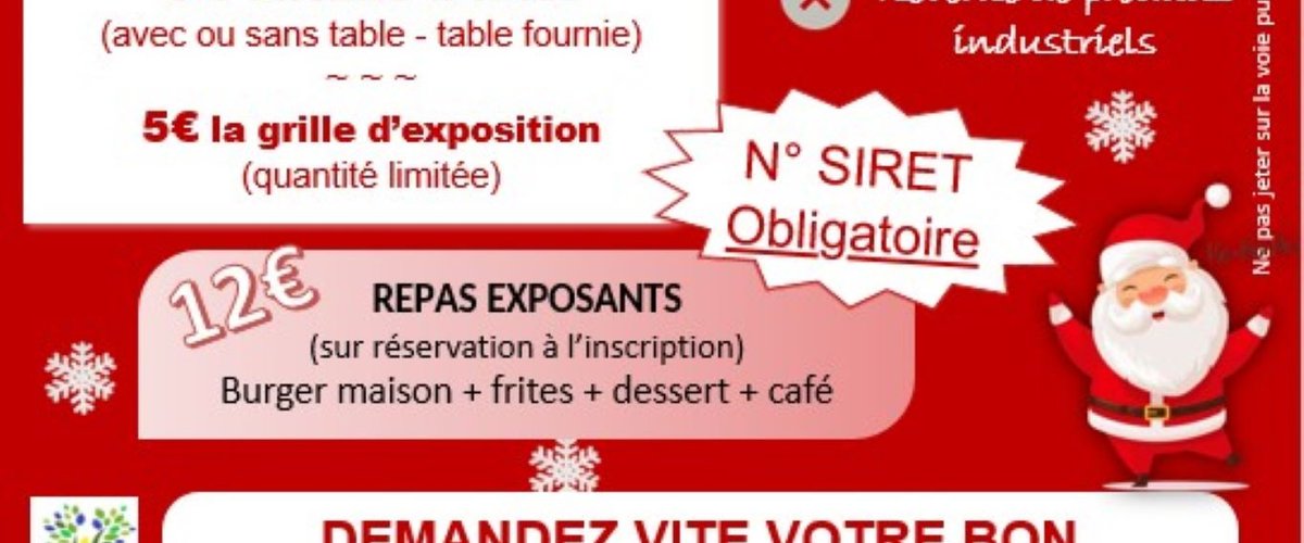 Marché de Noël à Orleix, stands et exposants